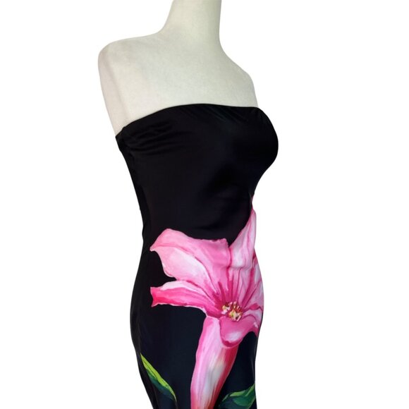 ROCOCO SAND Bryn Maxi Tube Strapless Dress in Black XLarge New Womens Maxi Gown - Picture 6 of 13